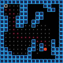 A* pathfinding example