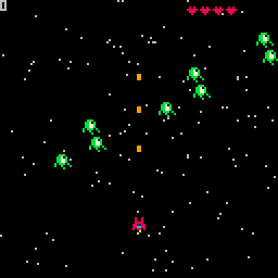 A PICO-8 Spaceshooter in 16 GIFs