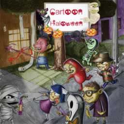 Cartoon Halloween Slide Puzzle