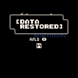 data restored