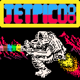 Jetpic-08 - A demake of a speccy classic!