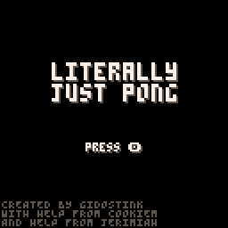 Literally Just Pong - V1.0 Release