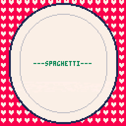 My First Pico-8 Game Spaghetti!