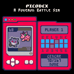 Picodex - A Pokemon Battle Sim