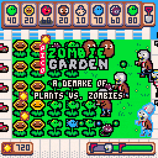 Pico Zombie Garden A PvZ Demake