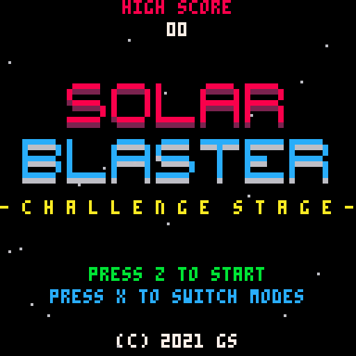 Solar Blaster Challenge Stage - a 2 minute high score shooter