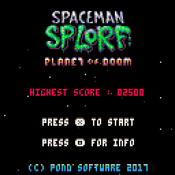 Spaceman Splorf Planet of Doom