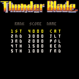 Thunder Blade (well level 1 at least...)