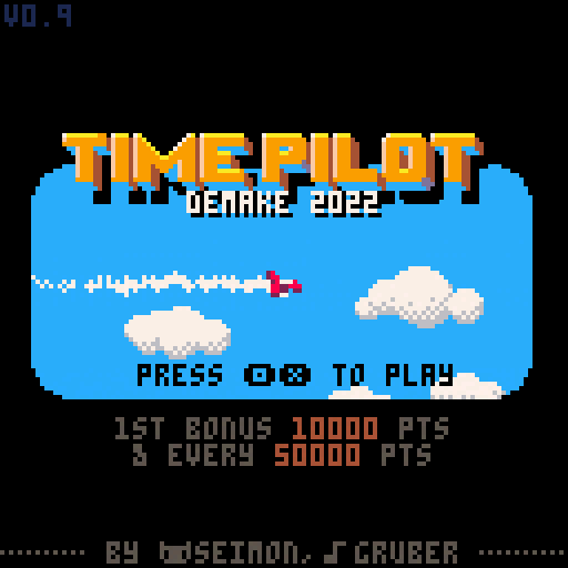 Time Pilot Demake