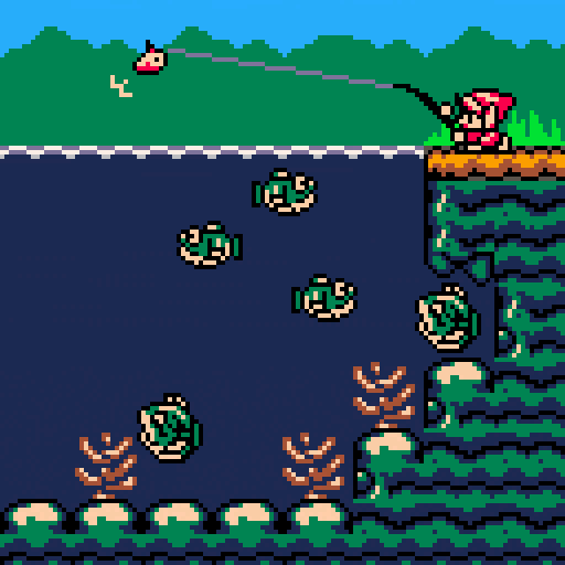 Zelda fishing minigame remake
